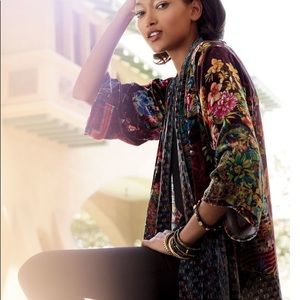 Small Johnny Was Dream Velvet Kimono Jacket